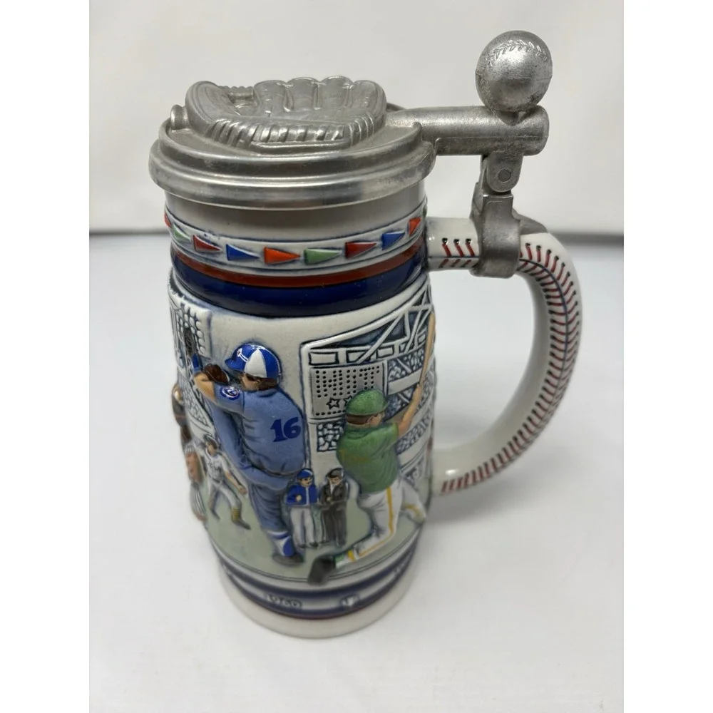 Avon Great American Baseball Beer Stein Collection Handcrafted in Brazil, 1984